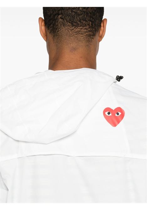 k way play unisex white COMME DES GARÇONS PLAY | AZ-J501-0513